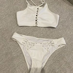 White bikini